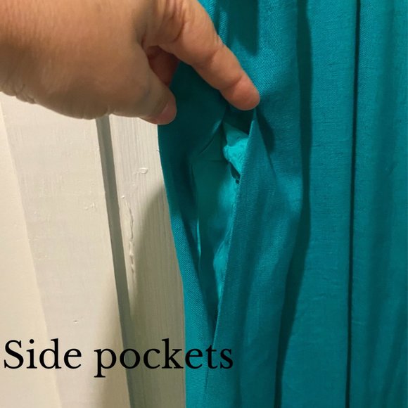 Lansford II Vintage green dress sz 18 - Picture 5 of 6